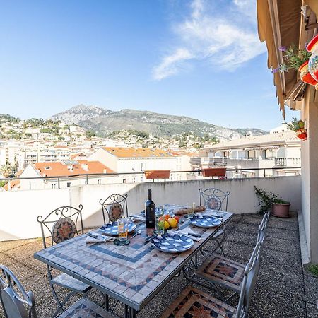 Victoria Bergamote Attic - Happy Rentals Menton Bagian luar foto